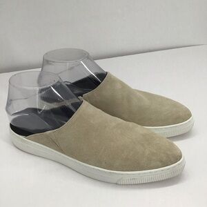 ZCD Montreal Suede Leather Slip-On Sneakers Casual Accent Mules Size 7